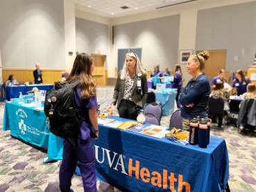 Nurse Extern Booth at JMU 2025